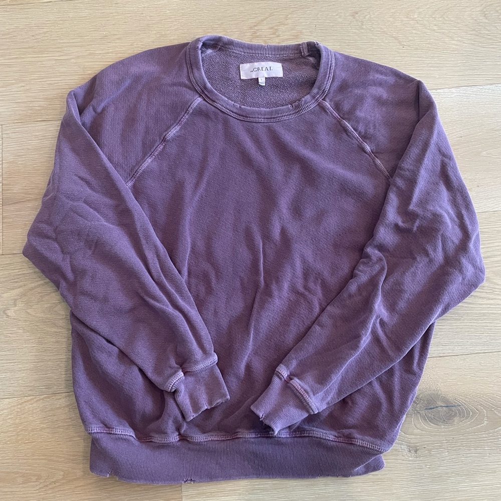 The Great. Shrunken Sweatshirt in size 1